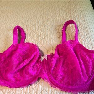 Victoria’s Secret Hot Pink Bra 38 DDD